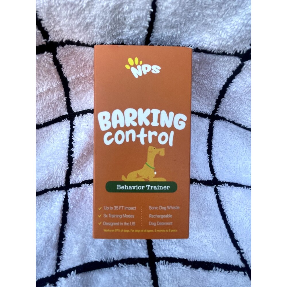 NPS Alpha Dog Training Device - Anti Bark Tool - 25ft Ultrasonic Range - 2023